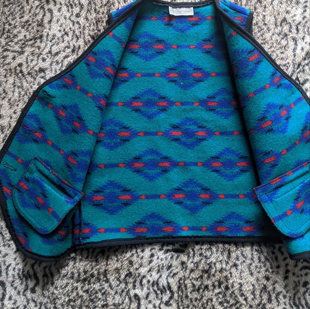 Vintage wool vest - Picture 4 of 6